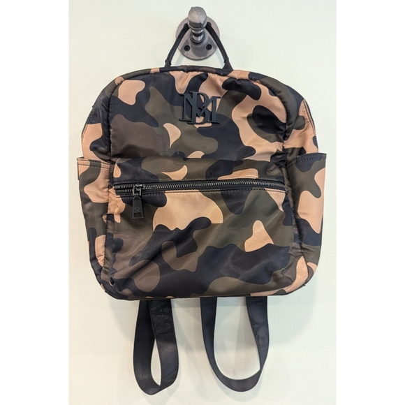 Badgley Mischka Camouflage Backpack 13x12x5 - Picture 15 of 15